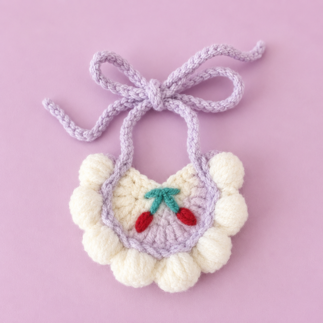 Knitted Bib