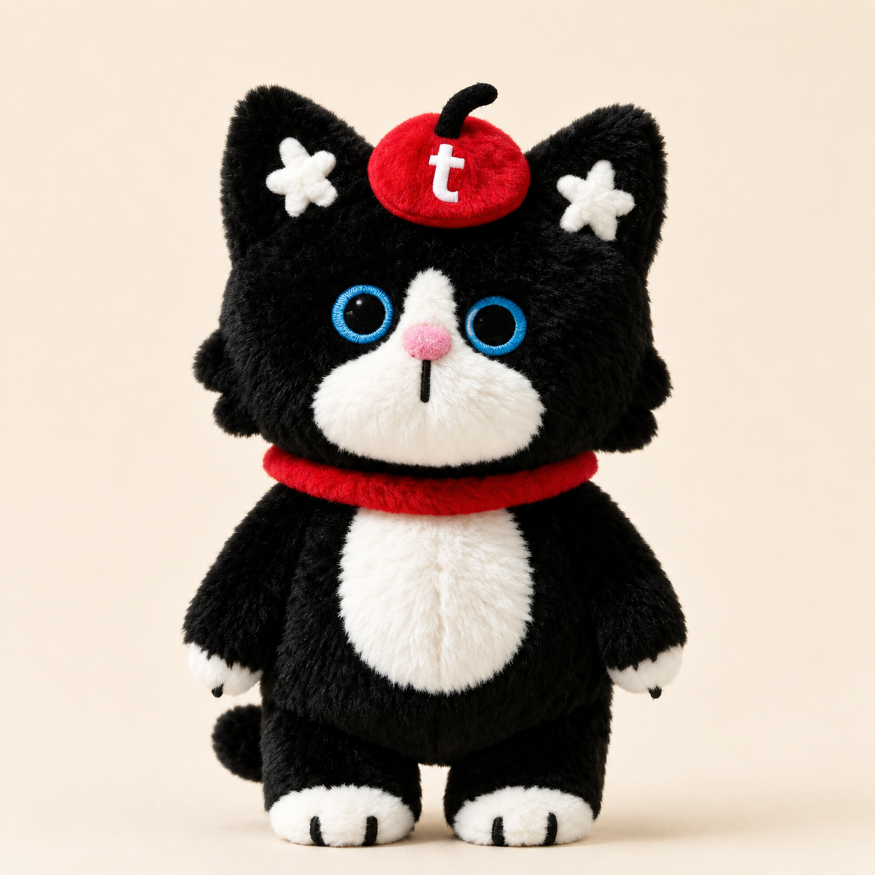 Black Cat Stuffed Animal, Custom OEM & ODM Plush Toy Manufacturing, Black Cat Character IP