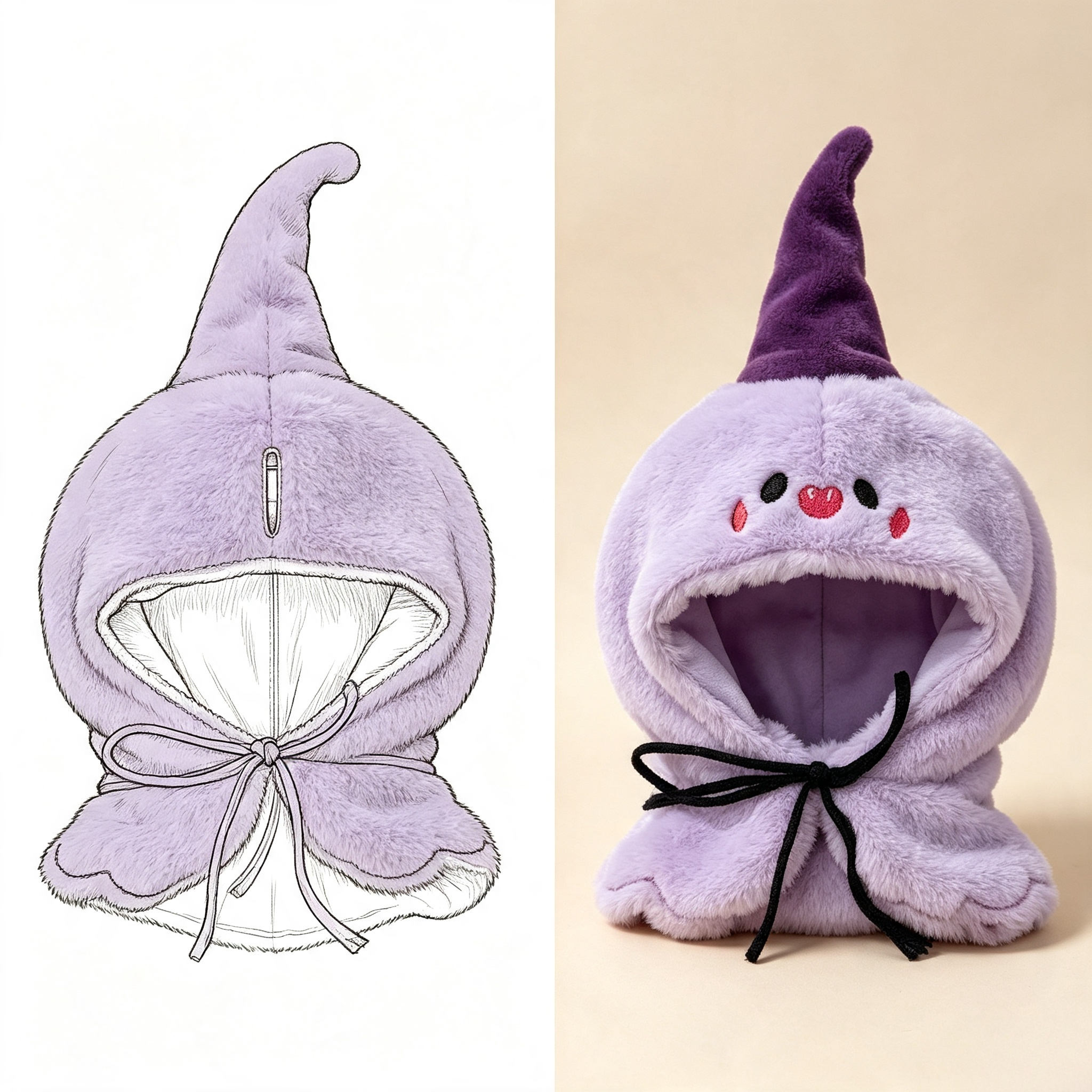 Halloween Doll Cape, OEM & ODM Custom Doll Clothing Design, Halloween Character IP