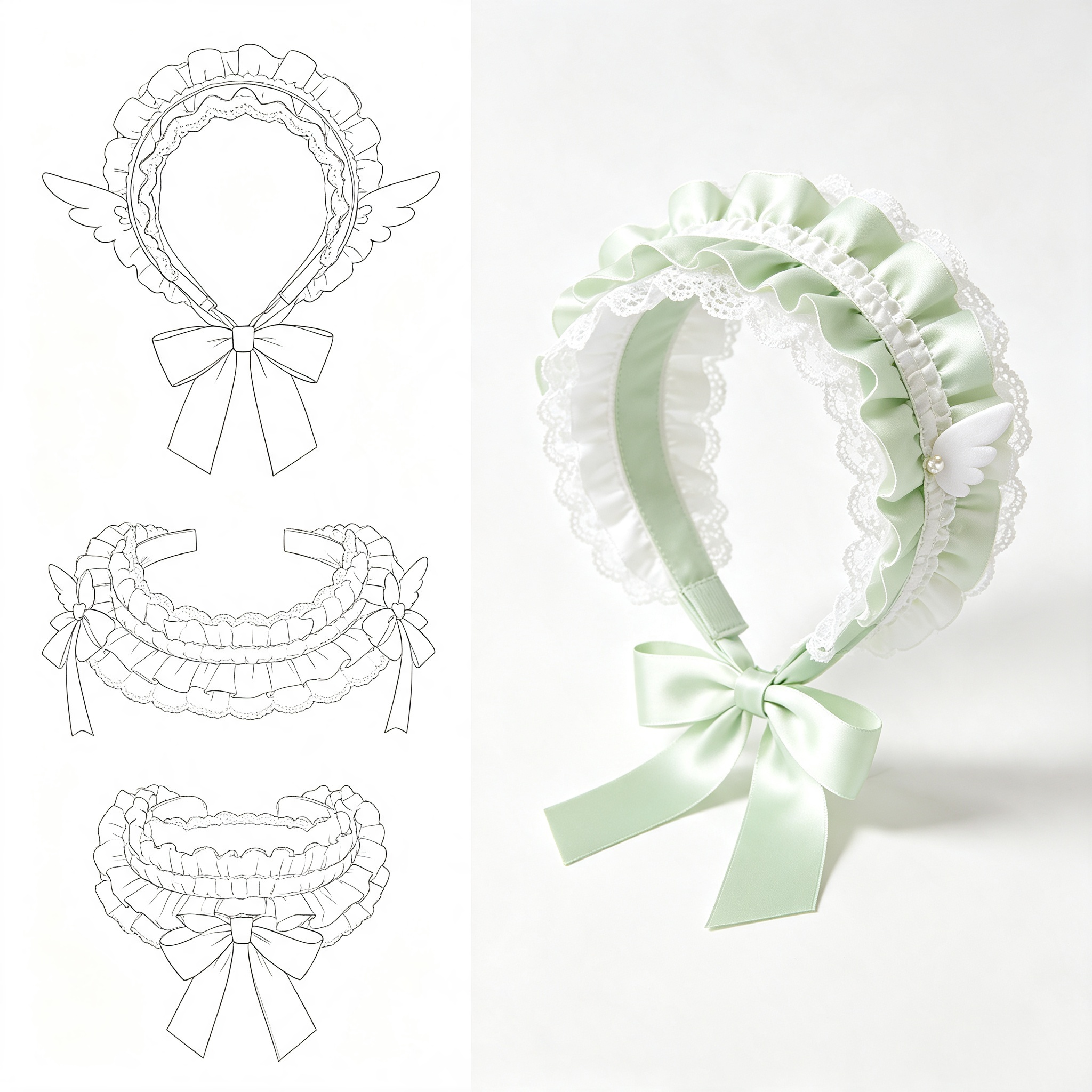 Butterfly Doll Headpiece, OEM & ODM Custom Doll Clothing Development, Butterfly Fashion IP
